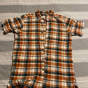 Patagonia organic cotton button up short sleeve